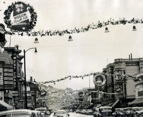 Vintage Mission Street Mission Decorations