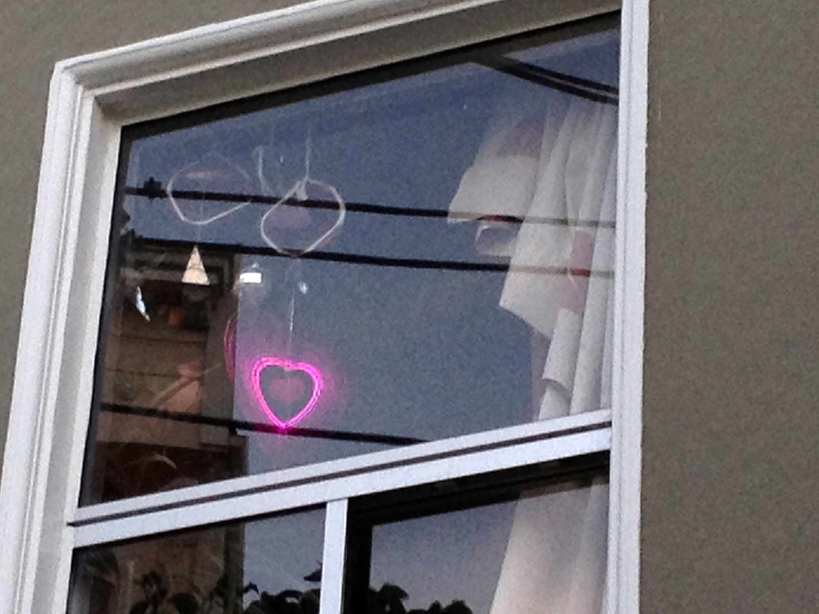 Pink Heart Window SNAP: Pink Heart - Mission Local