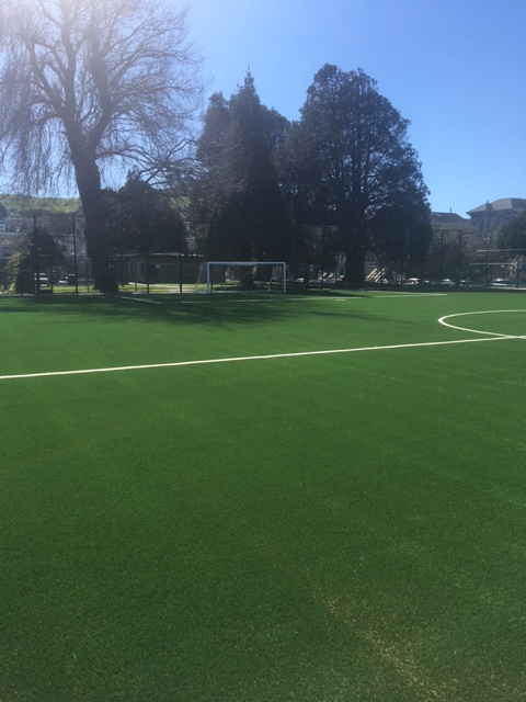 Garfield Square Athletic Field Resurfaced, Reopened - Mission Local