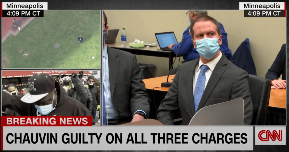 Chauvin was found guilty on all three charges. The decision was announced on Tuesday at 4 p.m.