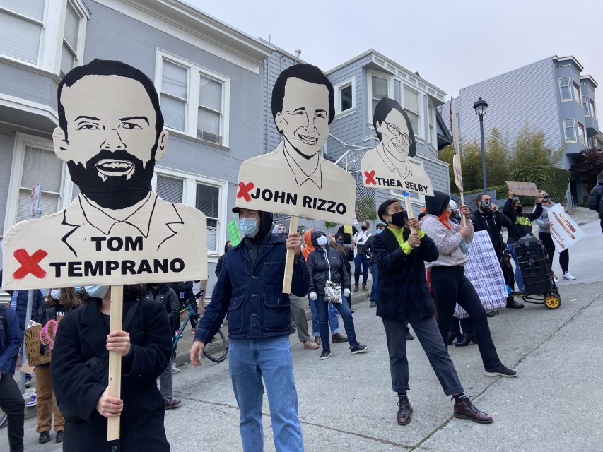 Tom temprano, city college, ccsf, protest, rally, black, aapi, asian