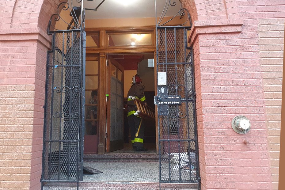 Firefighter. San Carlos Street.