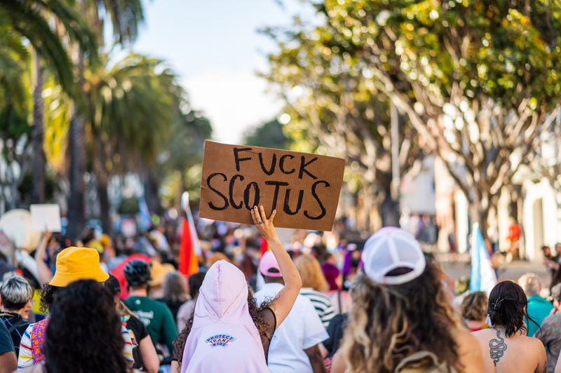 Fuck Scotus sign at TransMarch