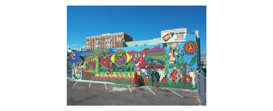 Mujeres Muralistas: Patricia Rodriguez, Graciela Carrillo, Consuelo Méndez, Irene Pérez, Ruth Rodríguez, Miriam Olivas, Ester Hernández, and Xochitl Nevel-Guerrero *Latino America, 1974