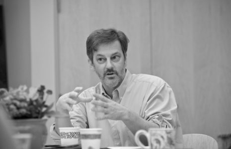 John Crew speaking in 2009