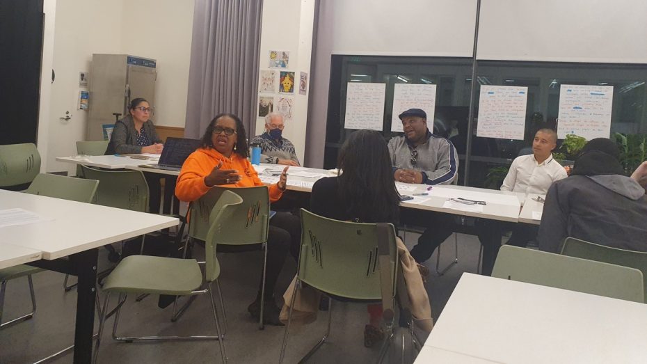 Pretext Stops Discussion at Booker T. Washington Community Service Center