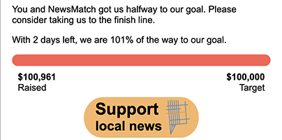 Support local news button