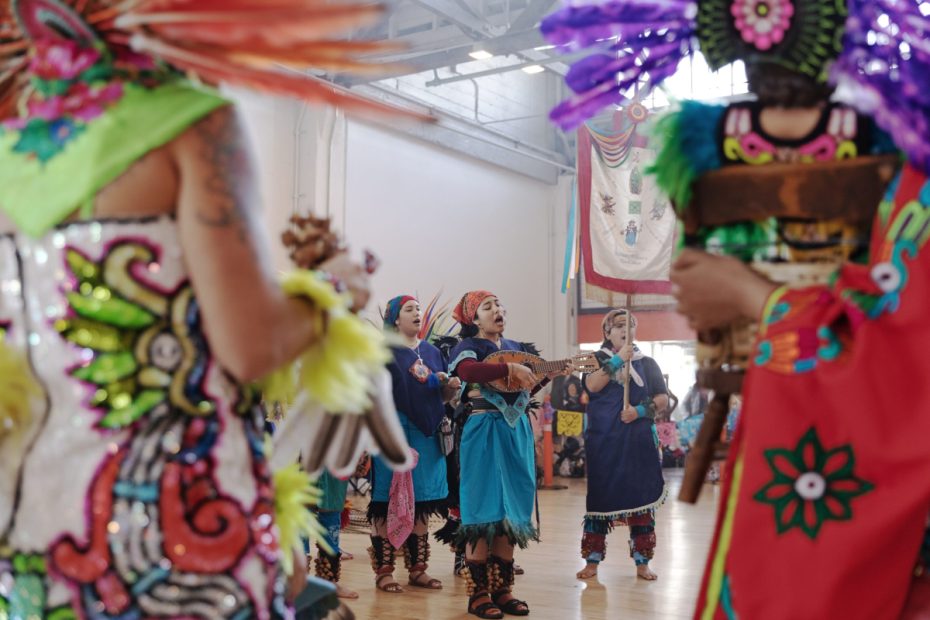 Aztec dancers