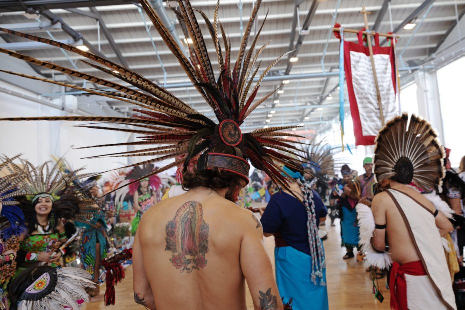 Aztec dancers