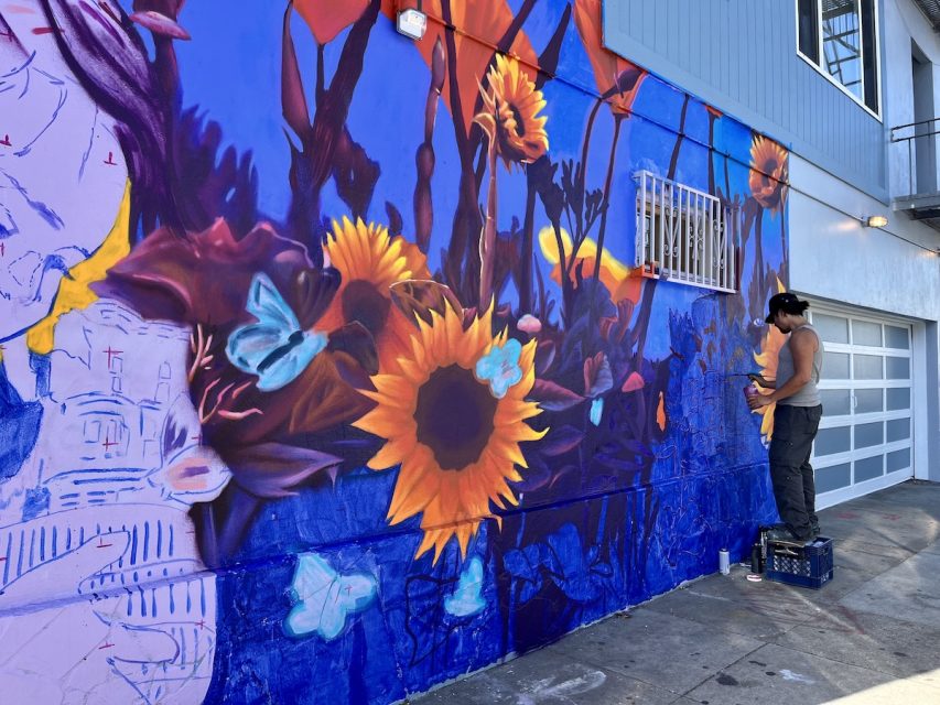 Lupita Louise Araiza Uribe, Pablo Arroyo, Mission, Victorian, mural