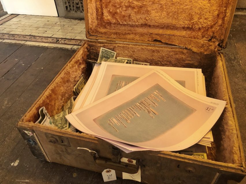 The newspaper that people can take home as memento. Photo by Chuqin Jiang.