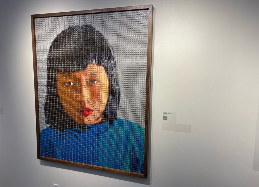 A portrait of a woman