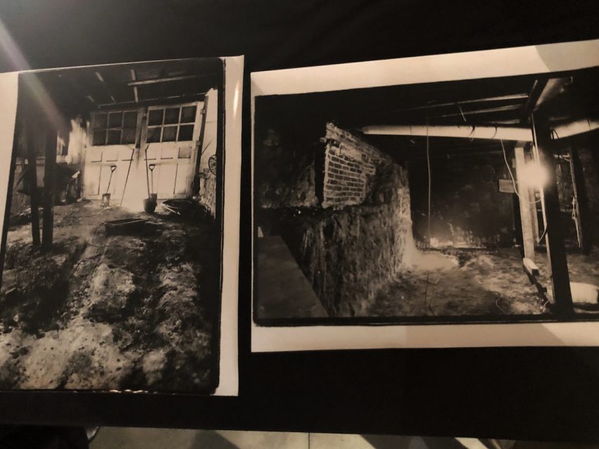 The historical photos of the garage at 500 Capp St.