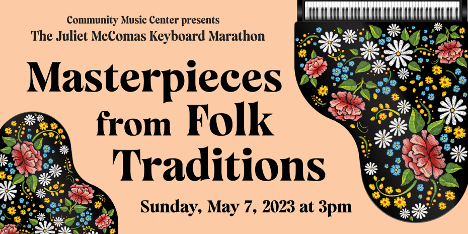 "Masterpieces from Folk Traditions" banner.