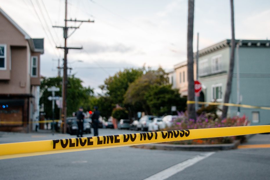 Yellow Tape with police line do not cross