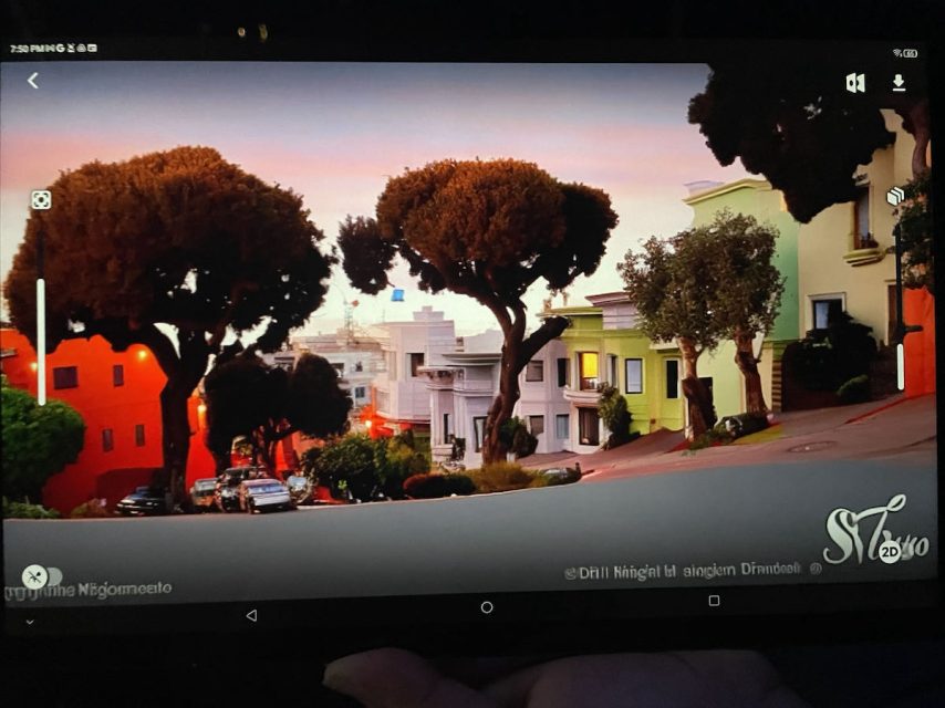 A picture taken on a screen