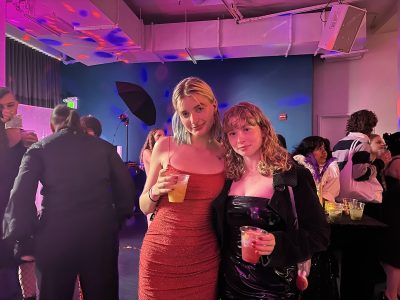 Kira and Cora at queer prom.