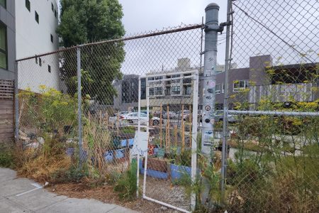Gate leading to Parcel 36.