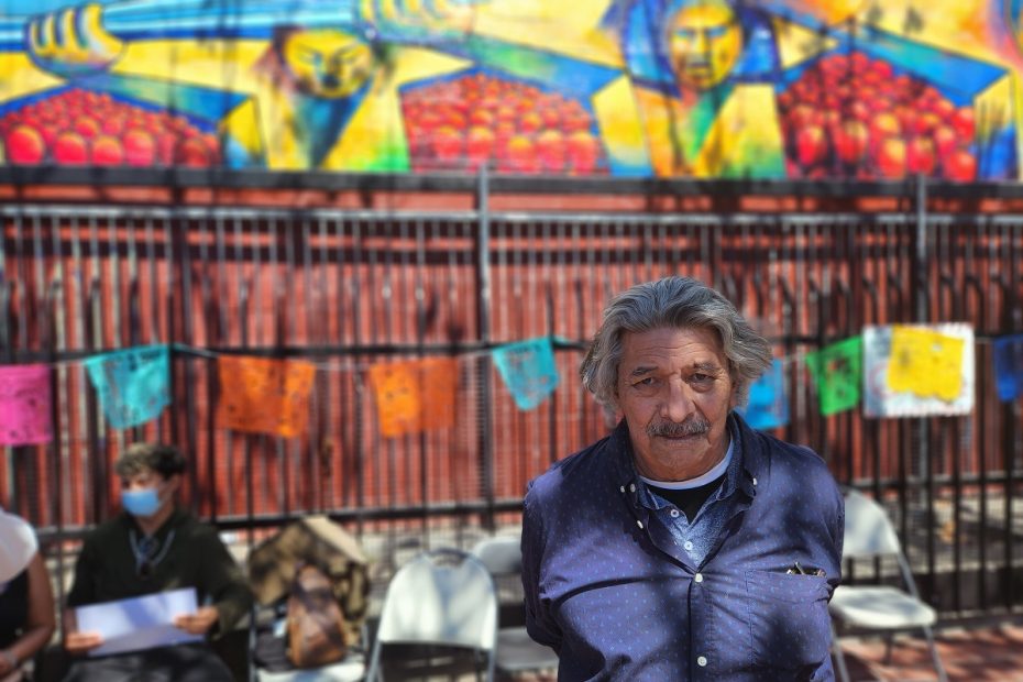 Richard Montes on the 24th and Mission plaza.