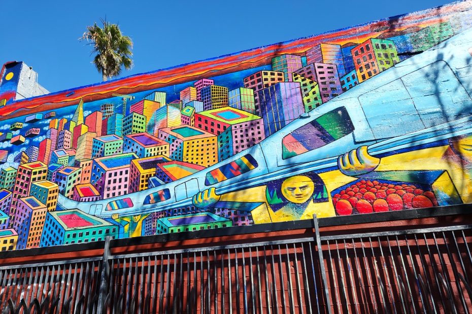 The 24th and Mission mural.