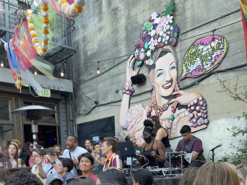 Partygoers at Mango during August's party.