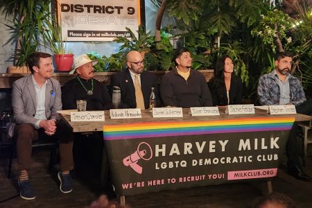 District 9 Supervisorial candidates sit together at El Rio.