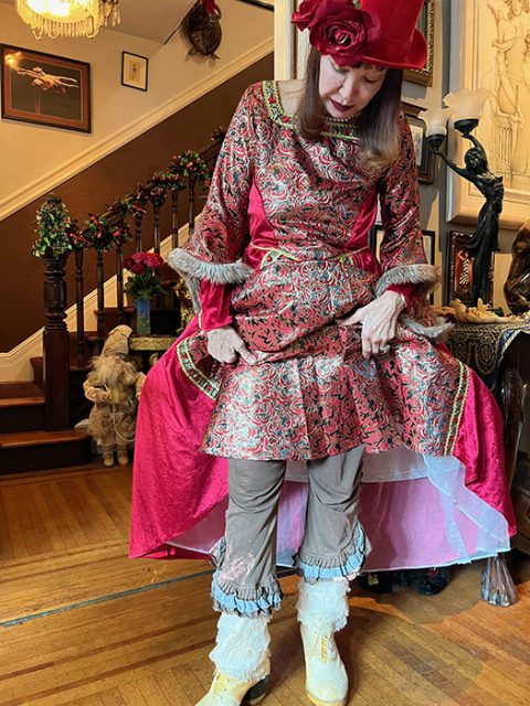 Sheila Rubinson Ash inside Noe's Nest