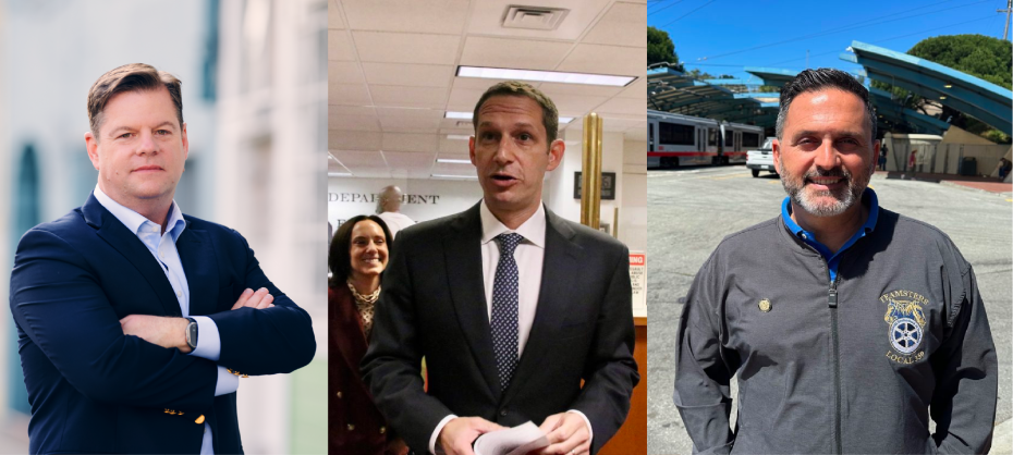 Mark Farrell, Daniel Lurie, Ahsha Safaí