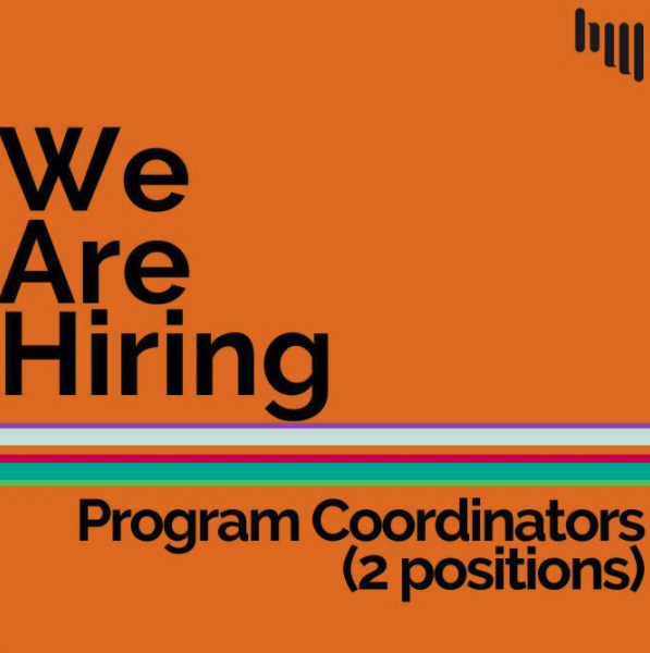 Job advertisement for two program coordinator positions.